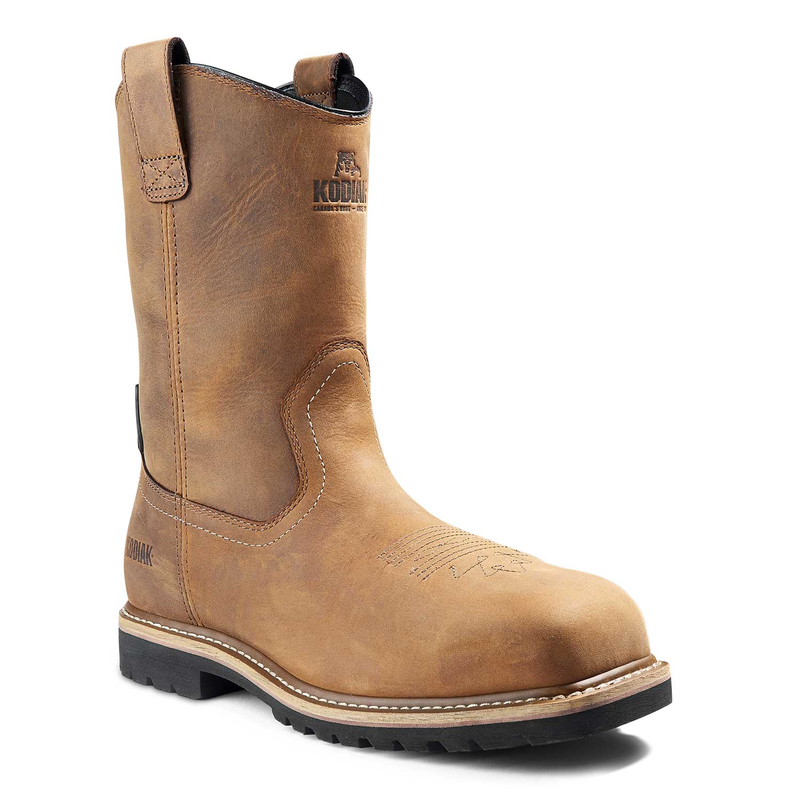 Men's Kodiak Lundbreck Waterproof Square-Composite Toe Wellington Work Boot image number 7